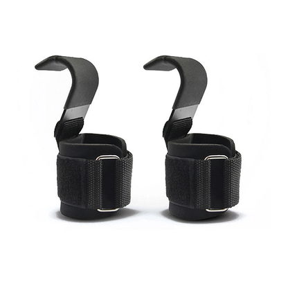 Weight Lifting Hooks with Wrist Straps – Grip Support for Pull-Ups, Deadlifts & Powerlifting (2pcs)