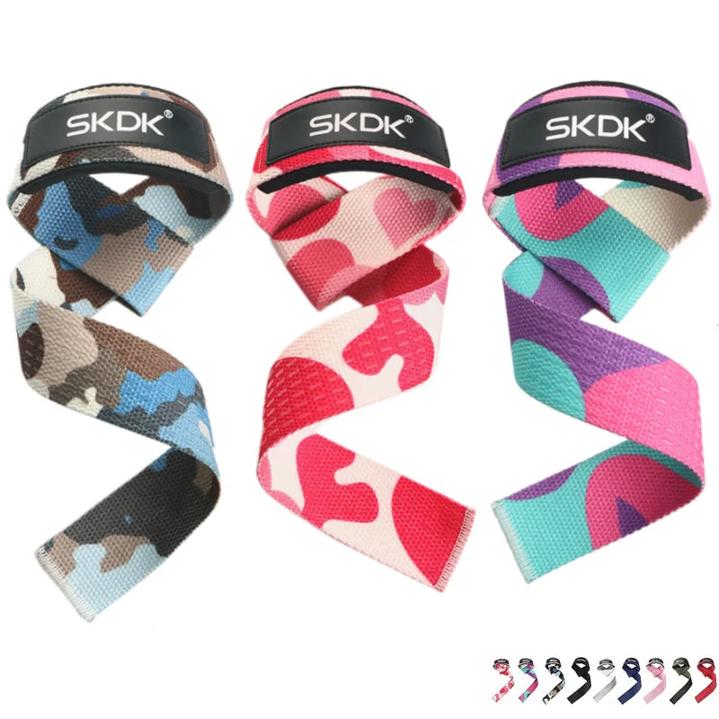 Weightlifting Wrist Straps Strength Training Booster Belt Adjustable Non-slip Gym Fitness Lifting Strap Wrist Support Grip Band